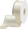 Ivory Satin Ribbon 1-1/2 Inch x 50 Yards Double Faced Silk Satin Ribbon